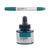 Royal Talens Pantone Dual Tip Blue Green Marker & Ink Refill Bottle - 327