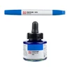 Royal Talens Pantone Dual Tip Blue Marker & Ink Refill Bottle - 3005
