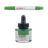 Royal Talens Pantone Dual Tip Green Marker & Ink Refill Bottle - 347