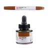 Royal Talens Pantone Dual Tip Warm Red Marker & Ink Refill Bottle - 1535
