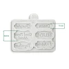 Katy Sue Designs Cosmic Shimmer Silicone Mould - Believers Mini Plaques