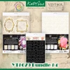 Katy Sue Designs Cosmic Shimmer YT#679 3 Pack "I Want It All" Bundle #4 - Vintage Heirloom Collection, Cardstocks, Embellishments & Sentiments