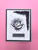 Katy Sue Design Cosmic Shimmer 6x6in Mixed Media Elements Stencils - Faded Flourish
