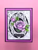 Katy Sue Design Cosmic Shimmer 6x6in Mixed Media Elements Stencils - Written In Ink