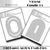 Simple and Basic YT#680 2 Pack "I Want It All" Bundle #5 - Old Paper Arch & Ovals Dies