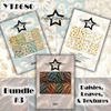 Paper Favourites YT#680 3 Pack "I Want It All" Bundle #3 - Daisies, Leaves, & Textures