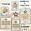 Paper Favourites YT#680 5 Pack "I Want It All" Bundle #2 - Sunflower & Bird Nest