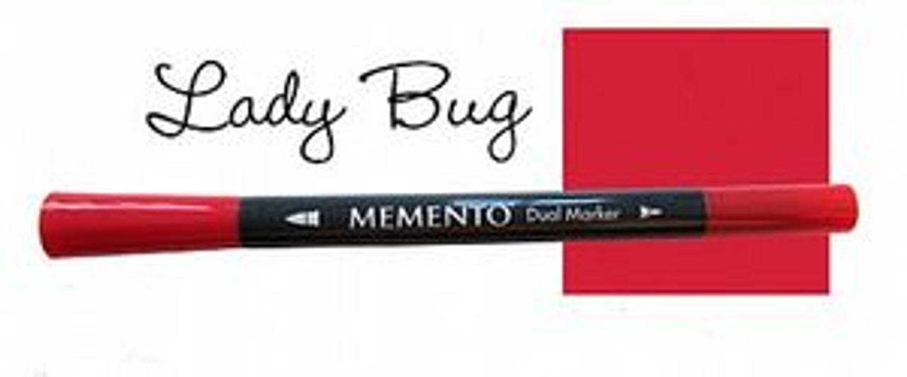 Tsukineko Memento Dye Ink Pad-Lady Bug, One Size