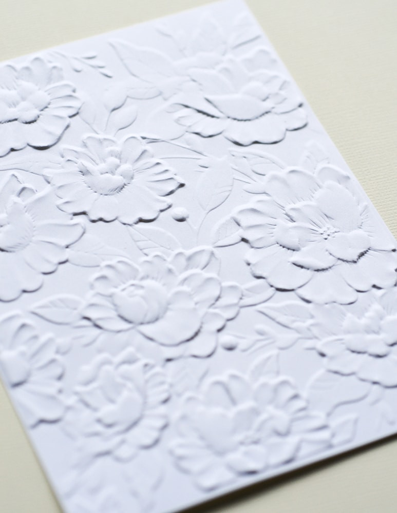 Memory Box 3D Embossing Folder - Blooming - Scrapbooking Made Simple