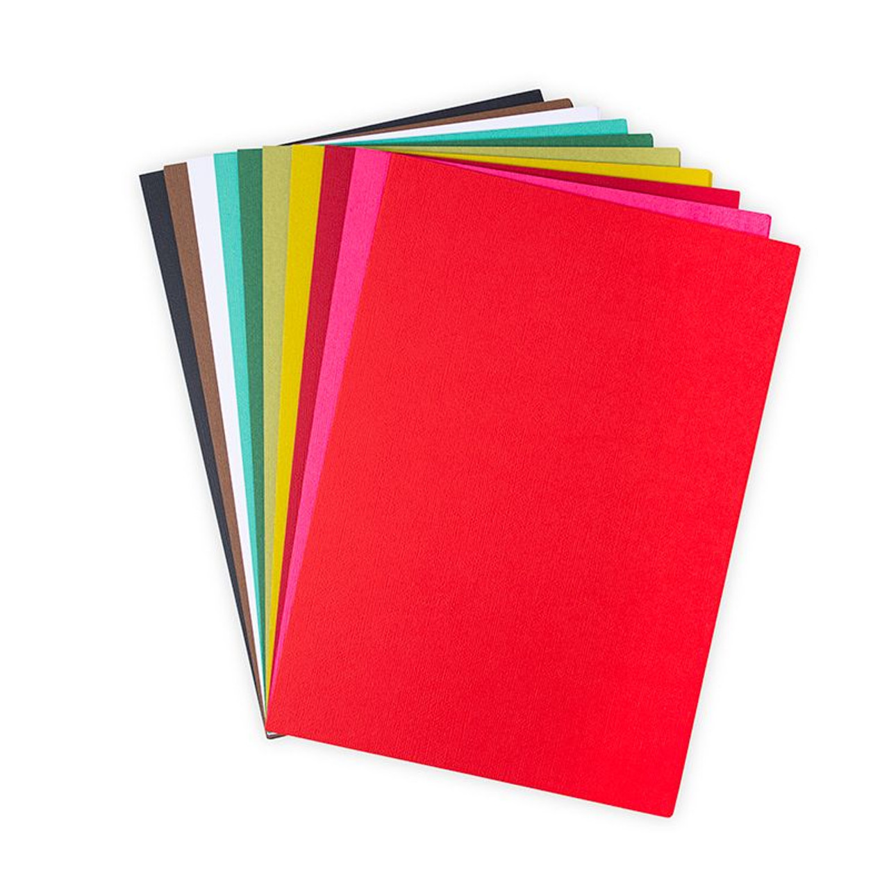 Sizzix Surfacez, Colored Cardstock 60PK - Festive - Scrapbooking Made Simple