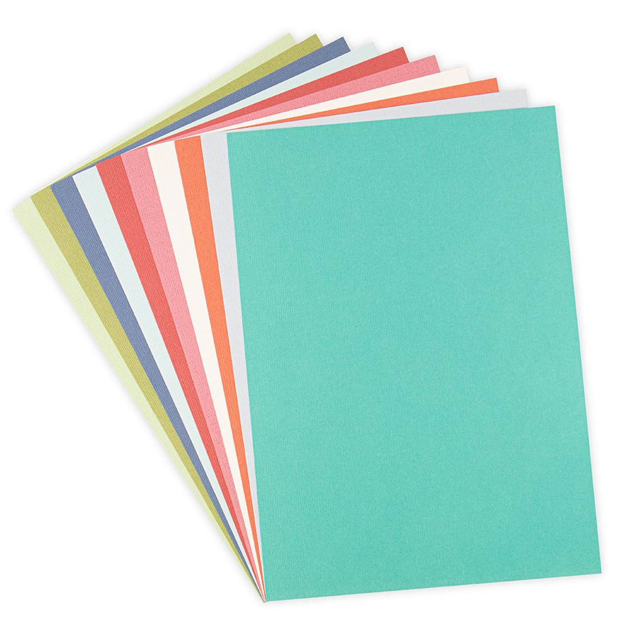 Sizzix Surfacez, Colored Cardstock 60PK - Botanical Colors - Scrapbooking  Made Simple