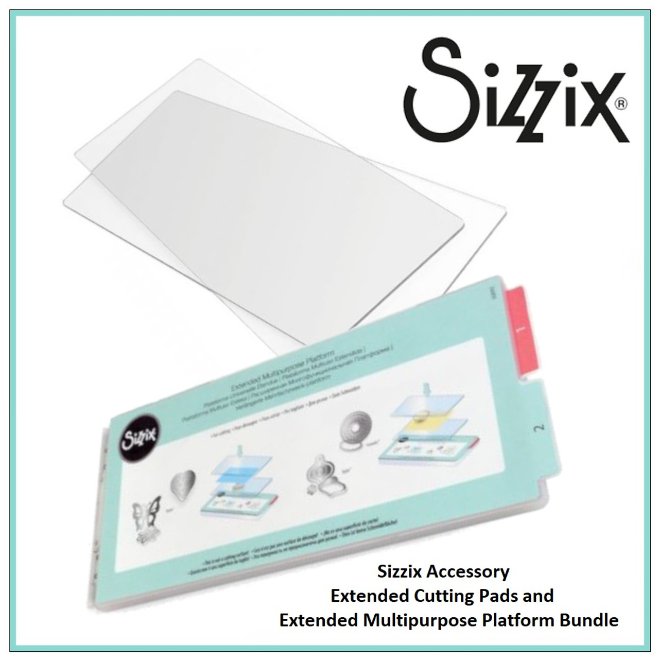 Sizzix Accessory - Extended Cutting Pads and Extended Multipurpose Platform  Bundle (NO FREE SHIPPING) - Scrapbooking Made Simple