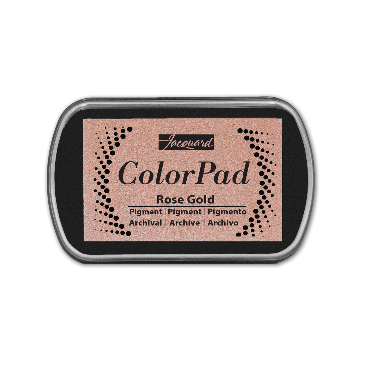 Jacquard Colorpad Metallic Pigment Ink Pad - Platinum - Scrapbooking Made  Simple