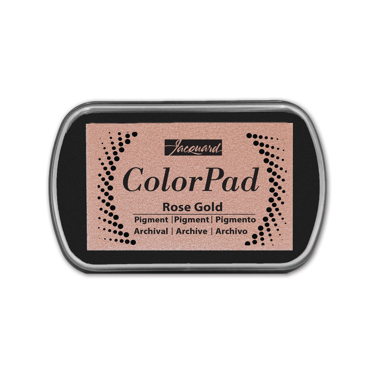 Jacquard Colorpad Metallic Pigment Ink Pad - Rose Gold