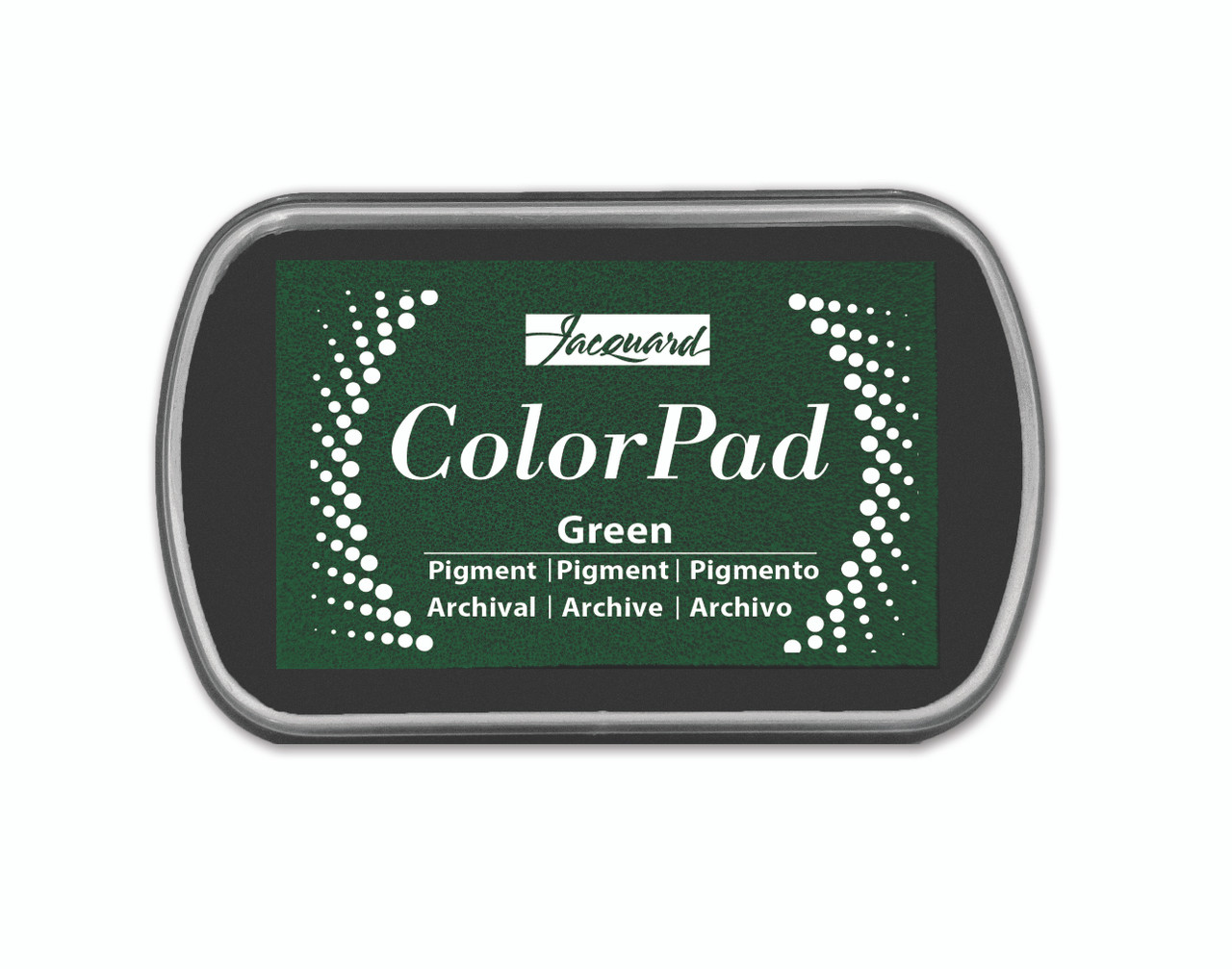 Jacquard Colorpad Pigment Ink Pad - Fresh Green - Scrapbooking Made Simple