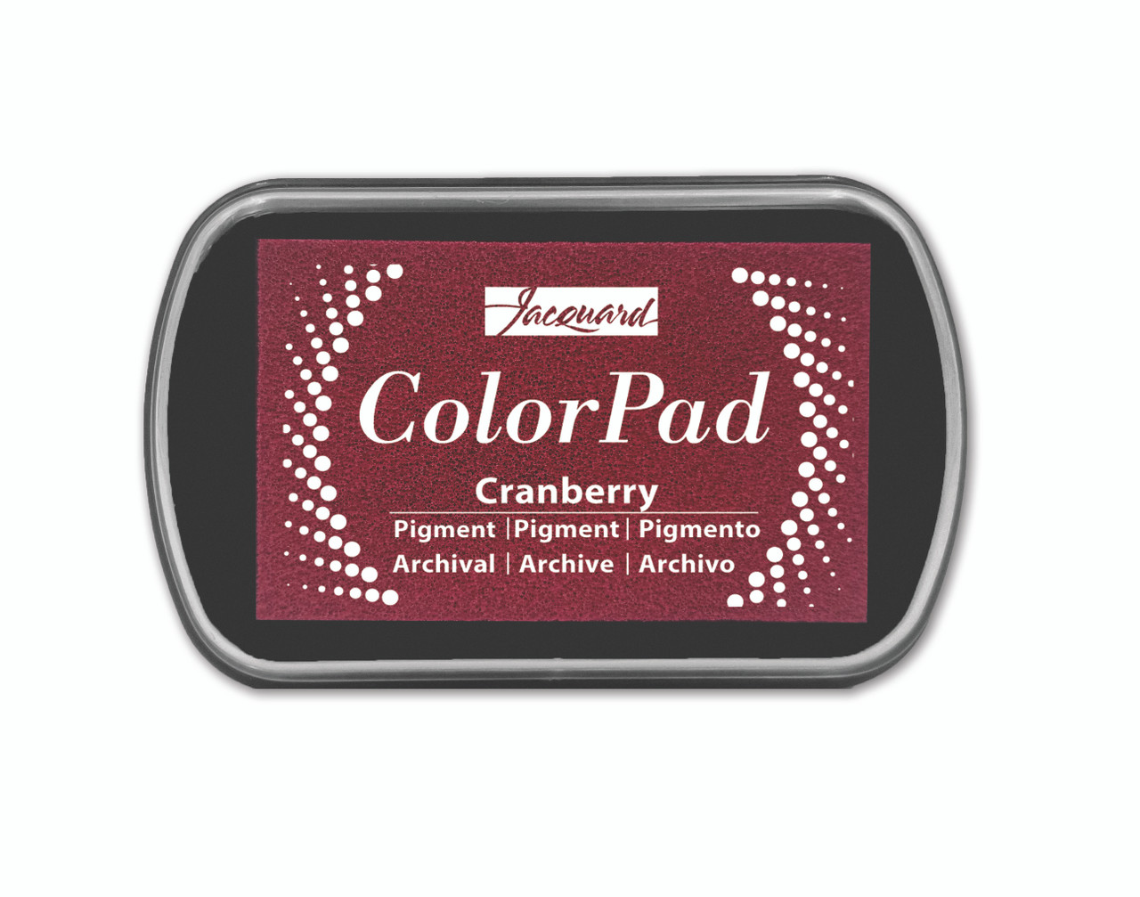Jacquard Colorpad Pigment Ink Pad - Cranberry - Scrapbooking Made Simple