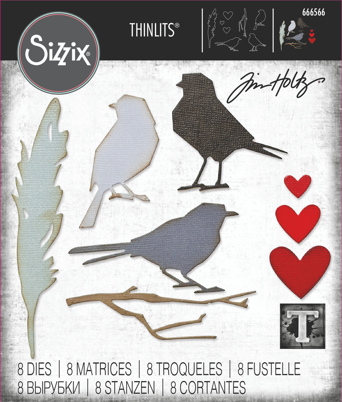 Sizzix Thinlits Die Set 8PK - Planner Bookmark