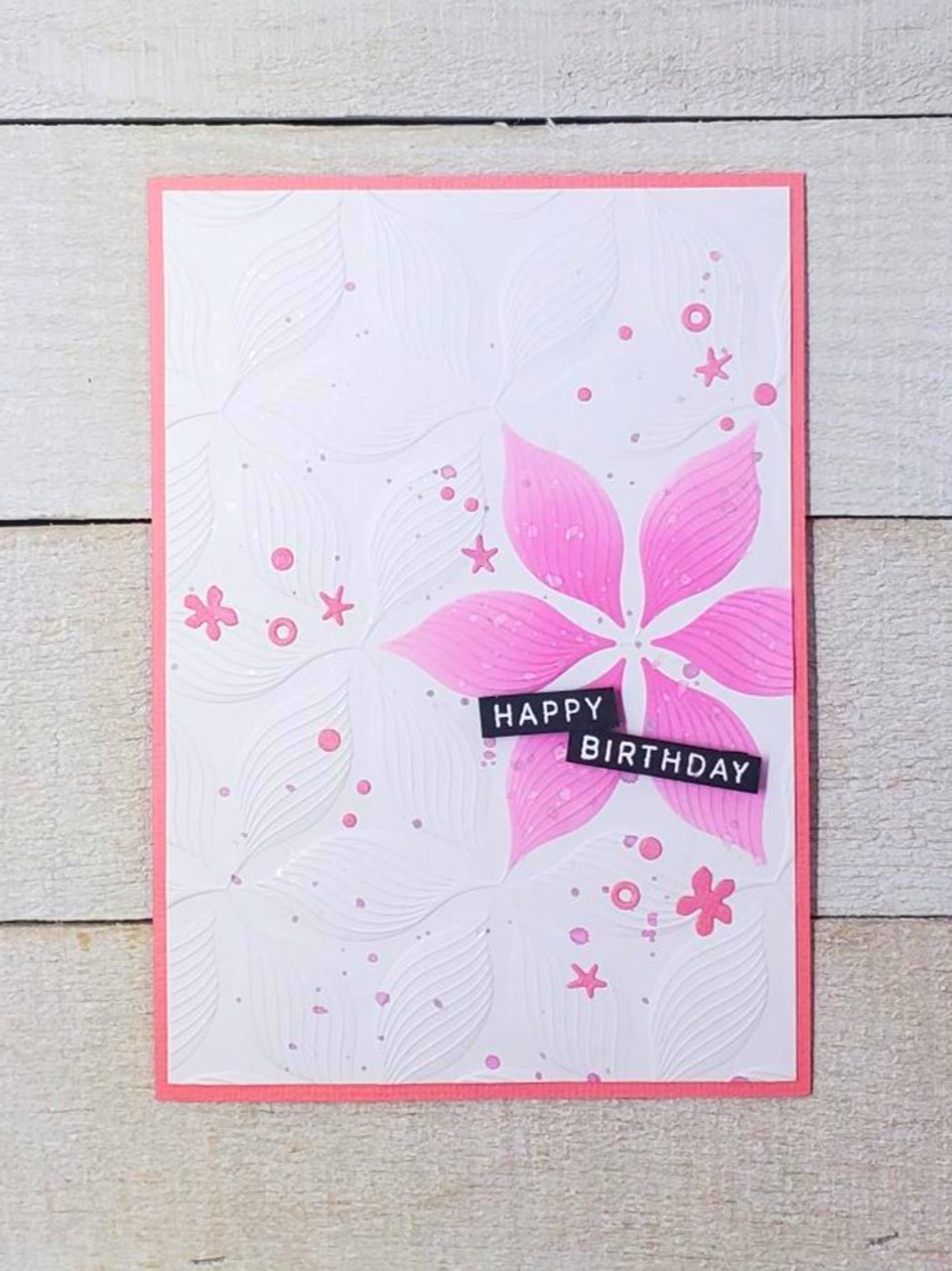 Sizzix 3D Textured Impressions Embossing Folder Defined Petals