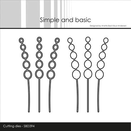 Simple and basic dies pearl branches scrapbooking made simple