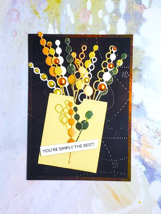 Simple and basic dies pearl branches scrapbooking made simple