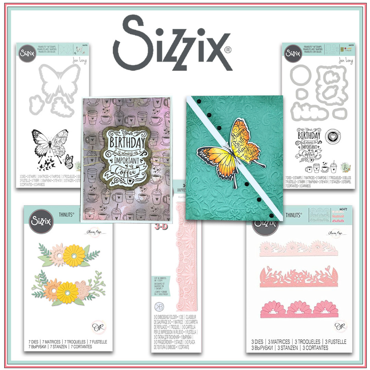 Sizzix Make It Mondays Bundle 02/19/2024 - Delicate Florals and Sentiments  - Scrapbooking Made Simple