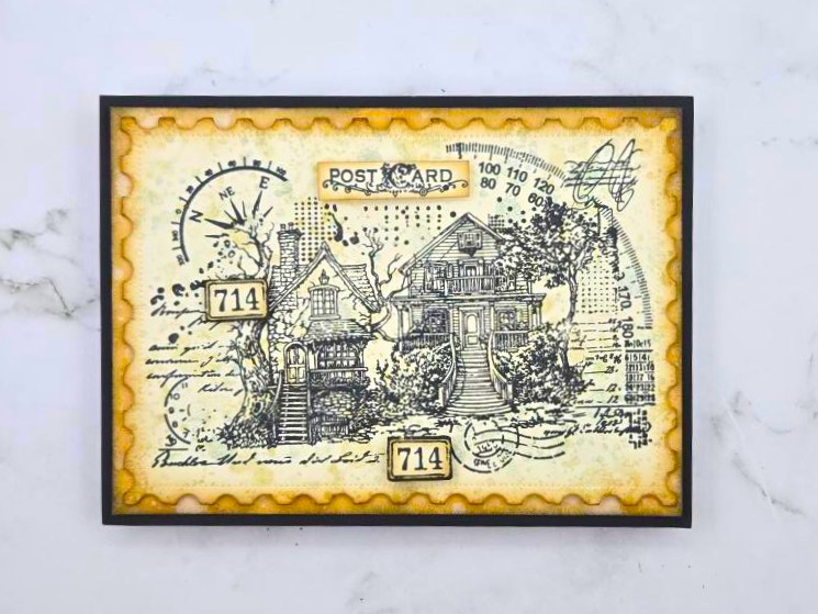 AALL & Create A6 Clear Stamp Set - Scenic Script - Scrapbooking Made Simple