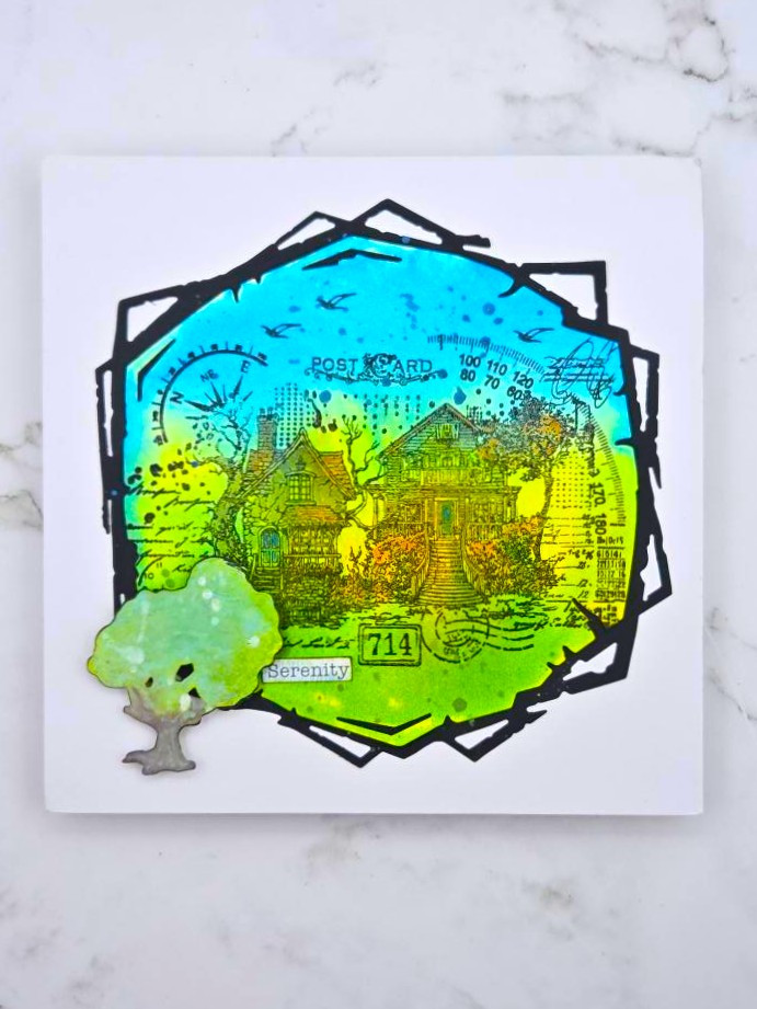 AALL & Create A6 Clear Stamp Set - Scenic Script - Scrapbooking Made Simple