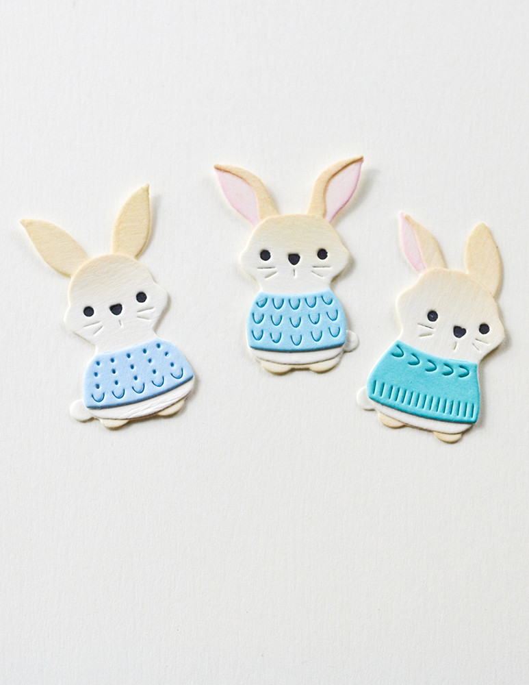Memory Box Dies - Nordic Bunny Trio - Scrapbooking Made Simple