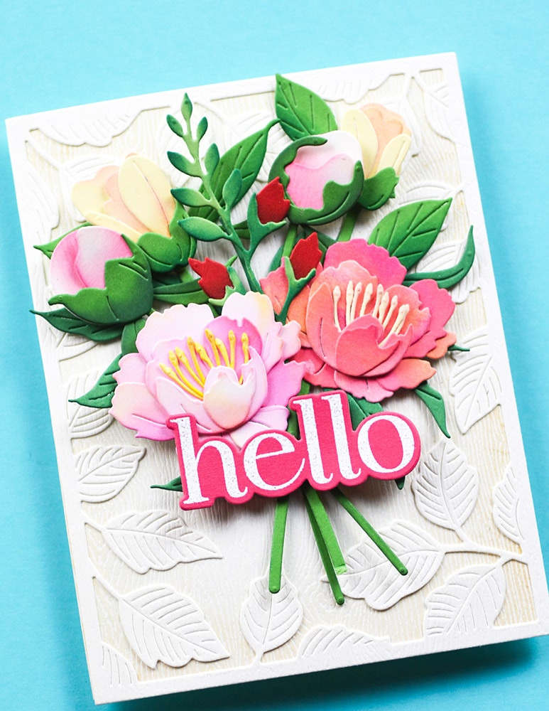 Memory Box Dies - Peony Bud Stems - Scrapbooking Made Simple