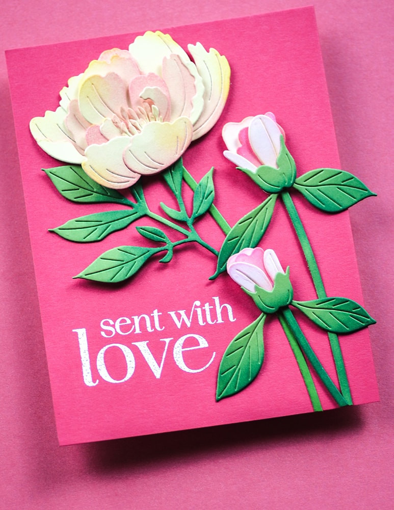 Memory Box Dies - Tender Peony Bud - Scrapbooking Made Simple