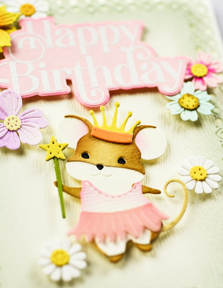 Memory Box Open Studio Clear Stamp and Dies Set - Birthday Greetings ...