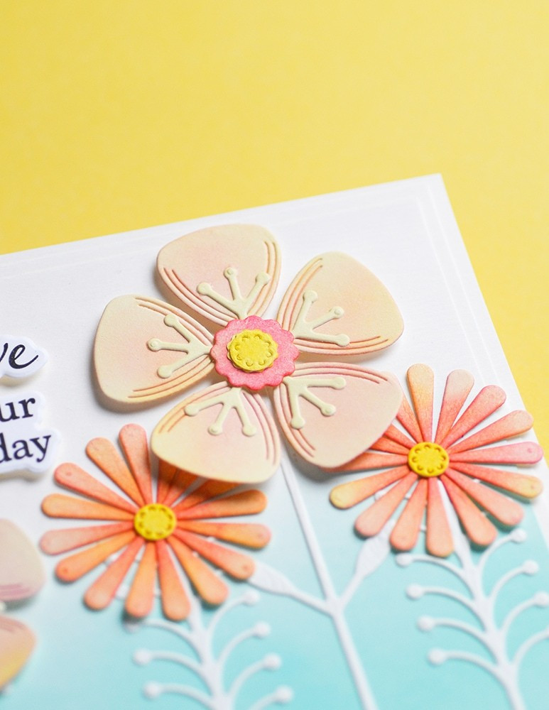 Memory Box Birch Press Design Dies - Block Print, Lovely Flower ...