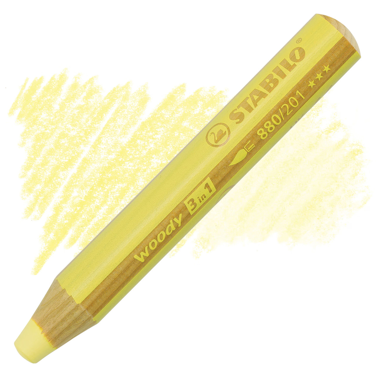 Etui de 10 Crayon WOODY 3 en 1 Extra large avec taille-crayon STABILO - La Poste