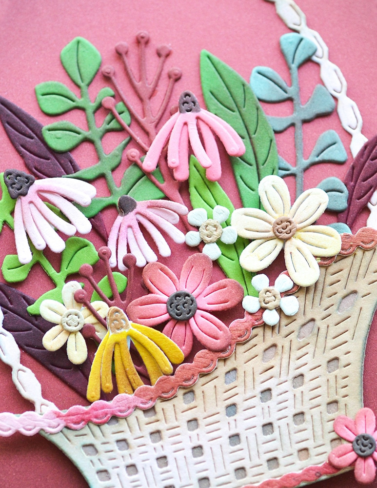 Memory Box Craft Dies - Arched Flower Basket - Scrapbooking Made Simple
