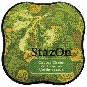 Imagine Crafts Tsukineko StazOn Permanent Midi Ink Pad - Cactus Green