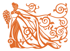 Simply Defined March 2018 Release Dies Set - True Companion Collection, The Wisteria Bride