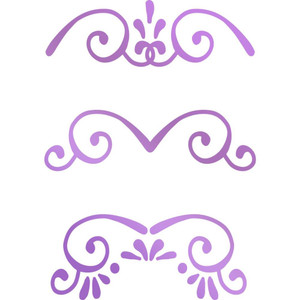Couture Creations Butterfly Garden - Mini Borders HotFoil Stamp