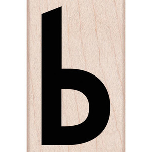 Hero Arts Wood Mounted Stamps - Lowercase 'b'