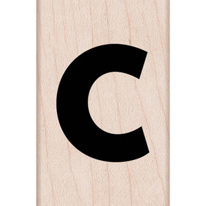 Hero Arts Wood Mounted Stamps - Lowercase 'c'