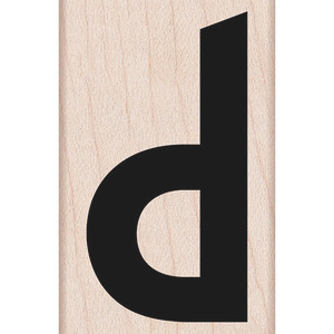Hero Arts Wood Mounted Stamps - Lowercase 'd'