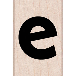 Hero Arts Wood Mounted Stamps - Lowercase 'e'