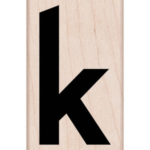 Hero Arts Wood Mounted Stamps - Lowercase 'k'