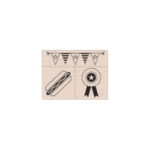 Hero Arts Wood Mounted Stamps - Happy Summer
