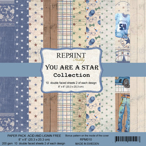 Reprint 8x8in Paper Pad - You are a Star