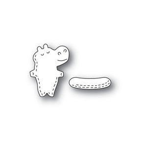 Memory Box Poppystamps Metal Dies - Whittle Floating Hippo