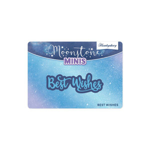 Hunkydory Moonstone Minis - Best Wishes