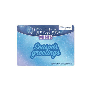 Hunkydory Christmas Sentiments Moonstone Minis - Season's Greetings