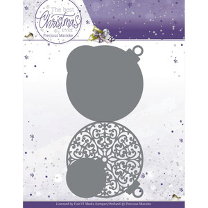 Find-It Trading The Best Christmas Ever by Precious Marieke Die - Bauble Shape Card