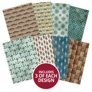 Hunkydory Adorable Scorable Pattern Packs - Sea Shanty Hunkydory Adorable Scorable Pattern Packs - Sea Shanty