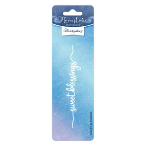 Hunkydory Crafts Moonstone Dies Sentiment Strip - Sweet Blessings
